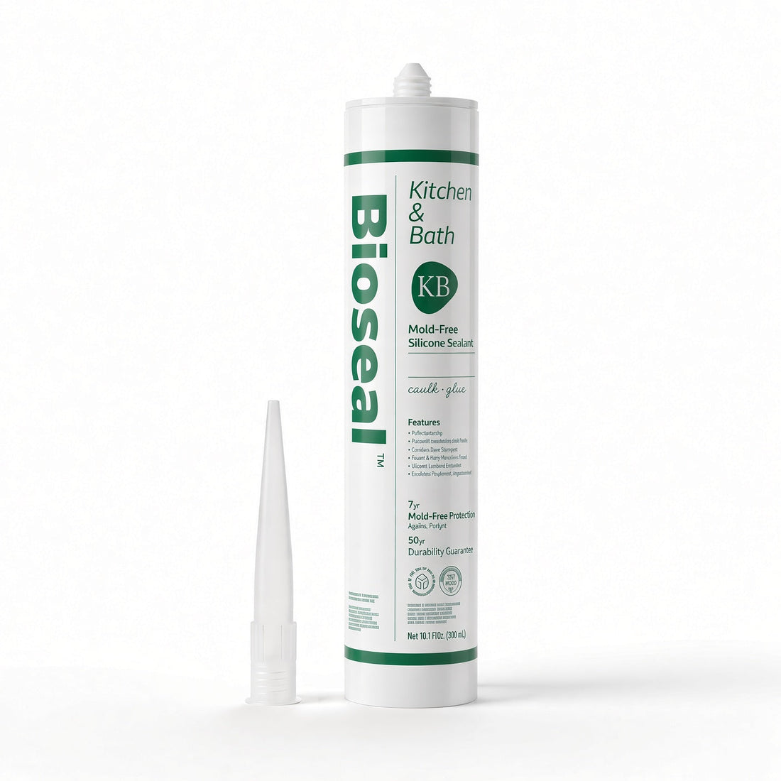 BioSeal Silicone Sealant for Kitchen & Bathroom Waterproof Sealing