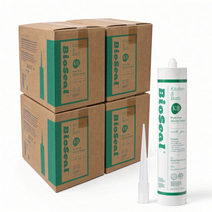 BioSeal Kitchen & Bath Silicone Sealant –10.1 oz