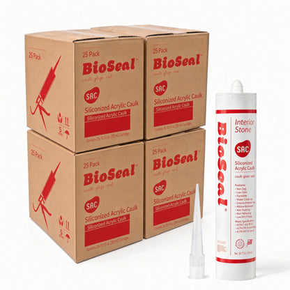 BioSeal Paintable Siliconized Acrylic Caulk –10.1 oz