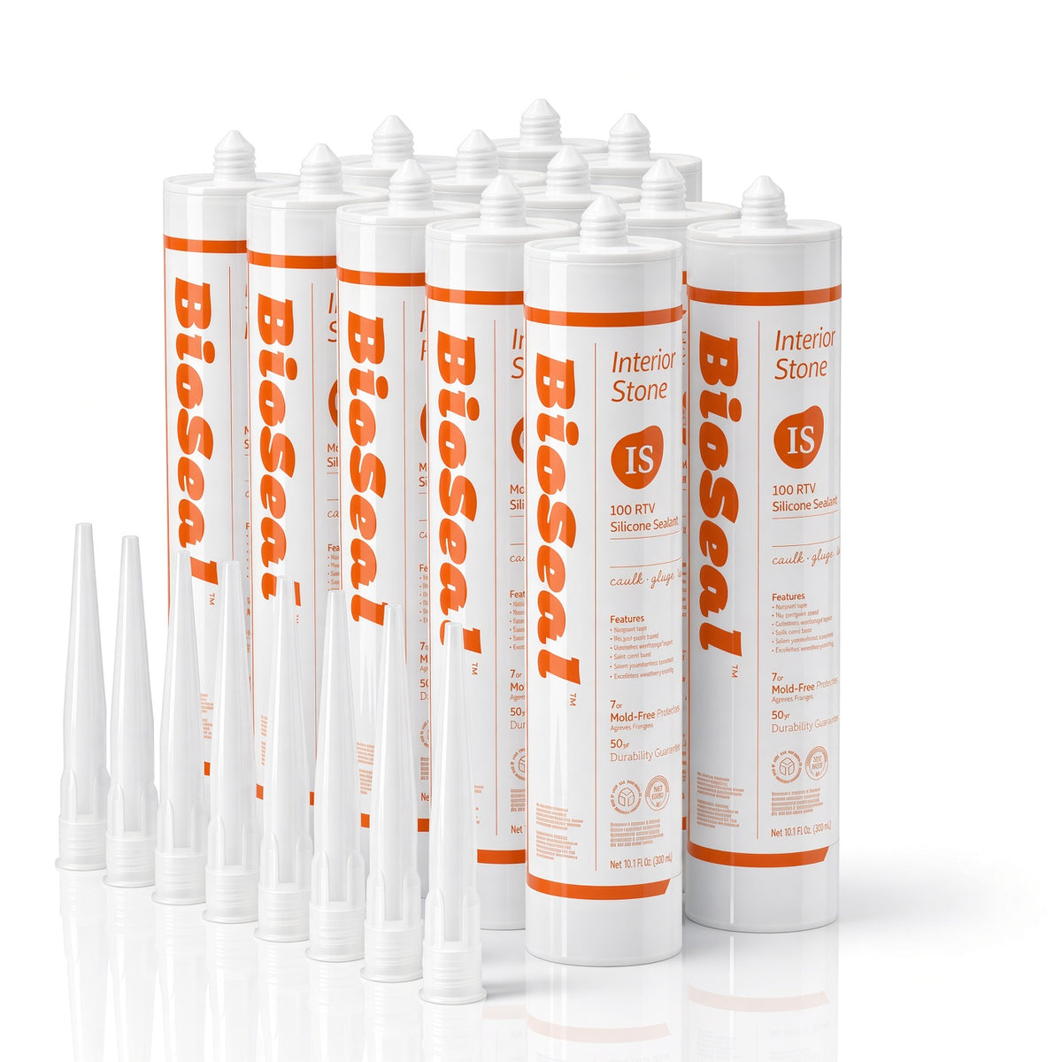 BioSeal Interior Stone Silicone Sealant –10.1 oz