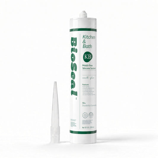 BioSeal Kitchen & Bath Silicone Sealant –10.1 oz