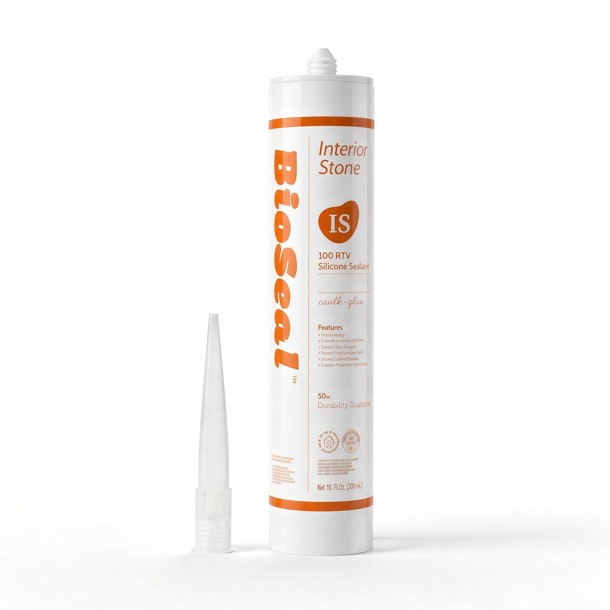BioSeal Interior Stone Silicone Sealant –10.1 oz