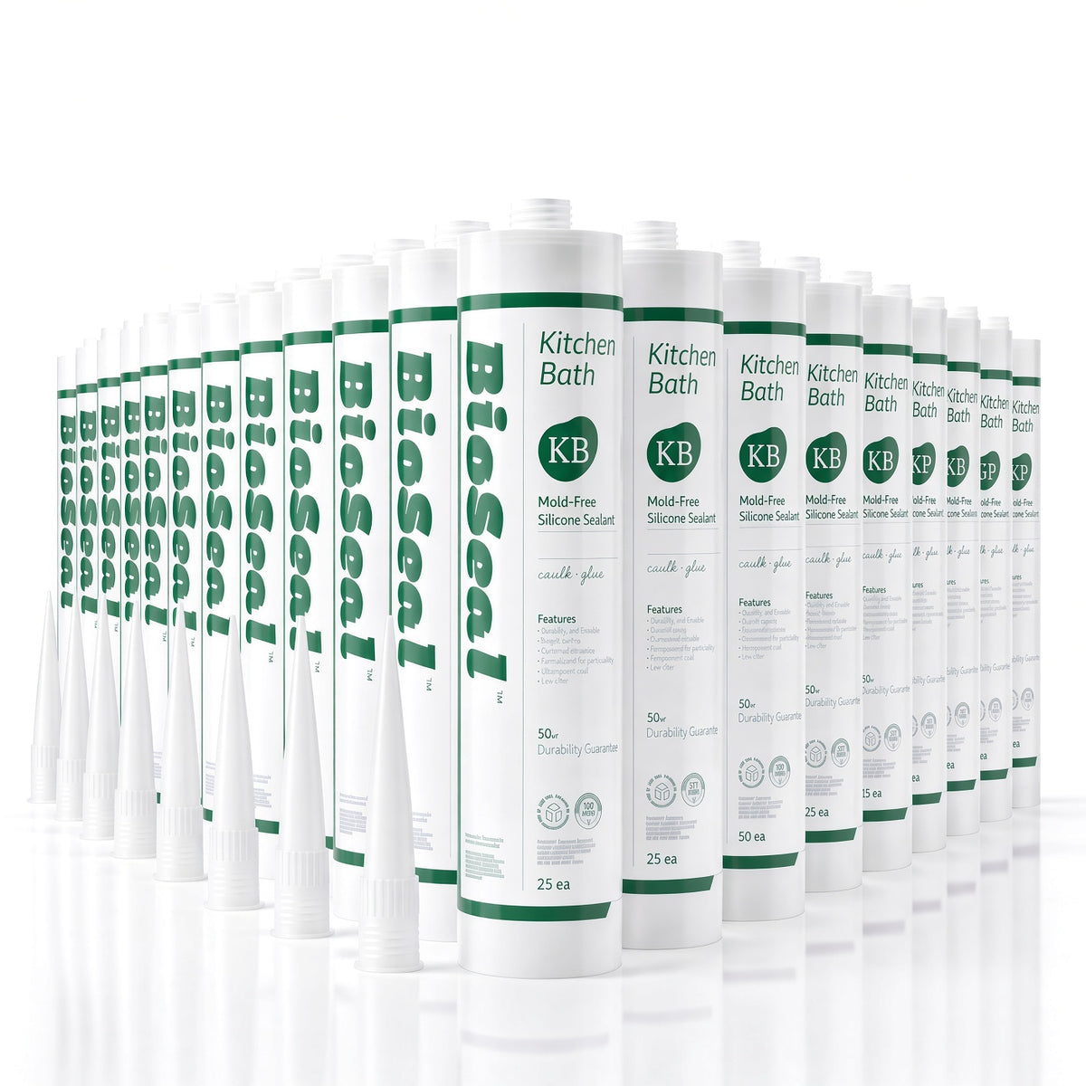 BioSeal Kitchen & Bath Silicone Sealant –10.1 oz