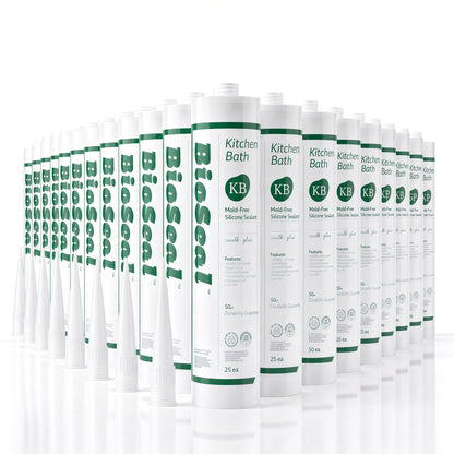 BioSeal Kitchen & Bath Silicone Sealant –10.1 oz