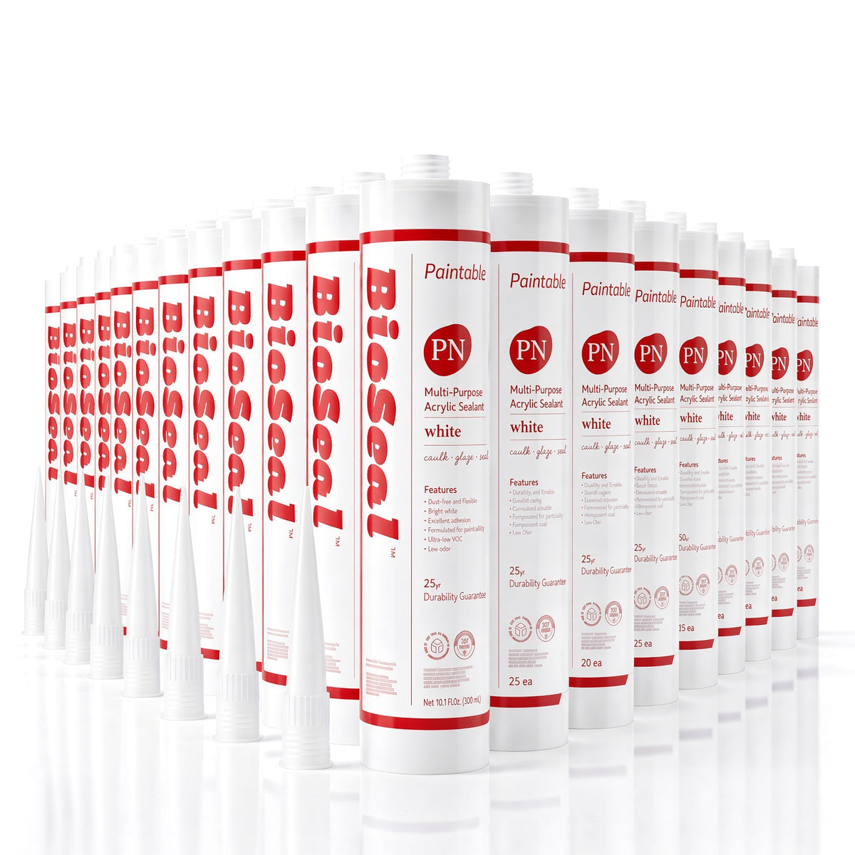 BioSeal Paintable Acrylic Latex Caulk – 10.1 oz