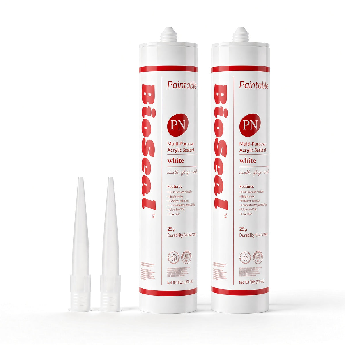 BioSeal Paintable Acrylic Latex Caulk – 10.1 oz