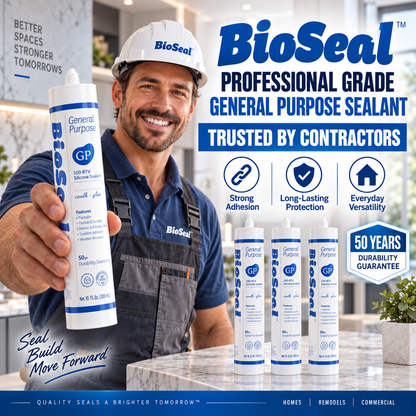 BioSeal General Purpose Silicone Sealant –10.1 oz