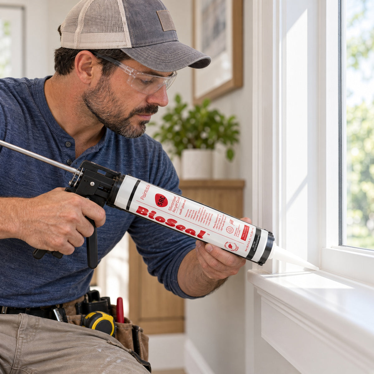 BioSeal Paintable Siliconized Acrylic Caulk –10.1 oz