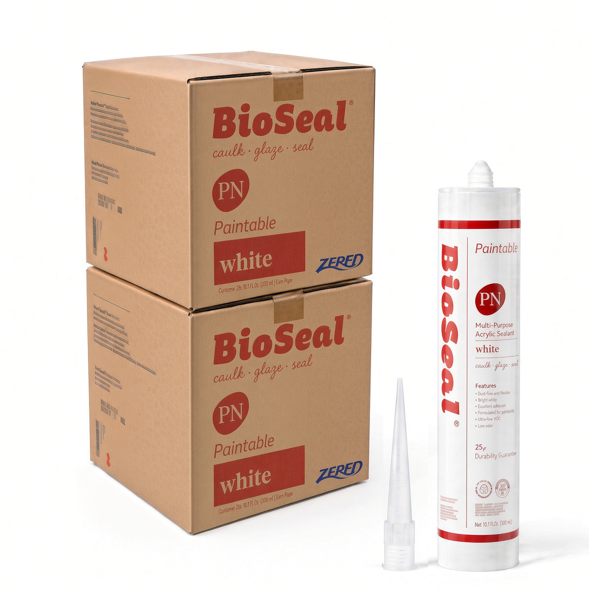 BioSeal Paintable Acrylic Latex Caulk – 10.1 oz
