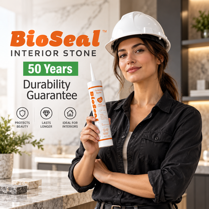 BioSeal Interior Stone Silicone Sealant –10.1 oz